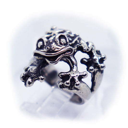 Frog Sterling Silver Ring V1