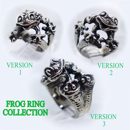 Frog Sterling Silver Ring V1
