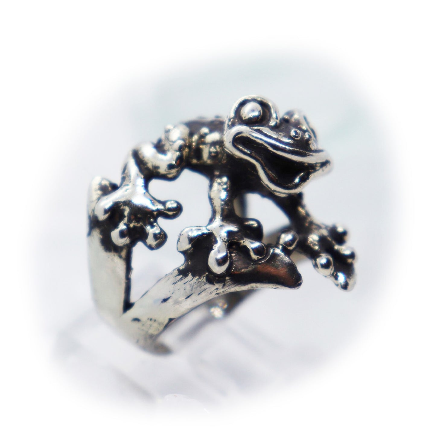 Frog sterling Silver Ring V2