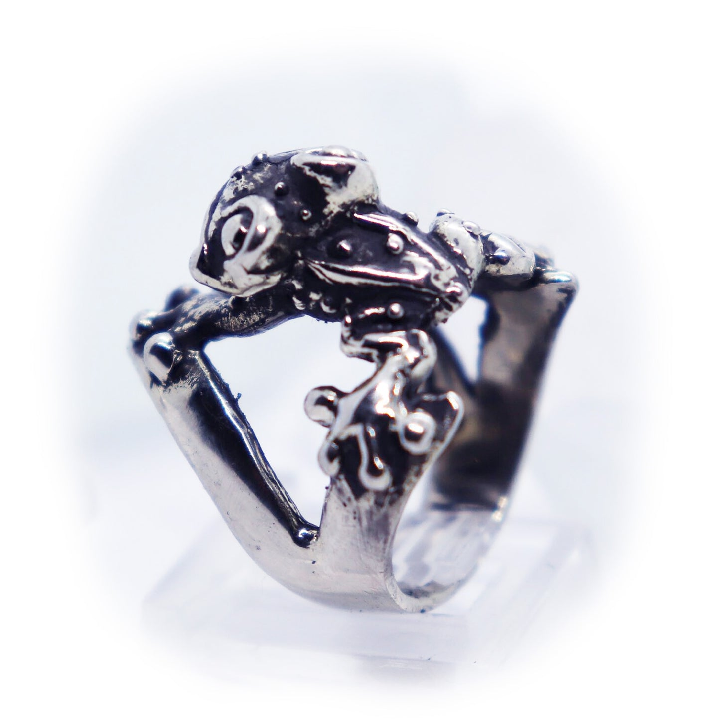 Frog sterling Silver Ring V2