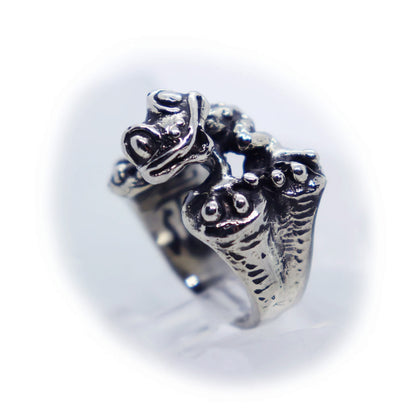 Frog sterling Silver Ring V3