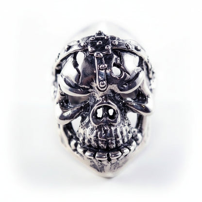 Gargo Skull Sterling Silver Ring