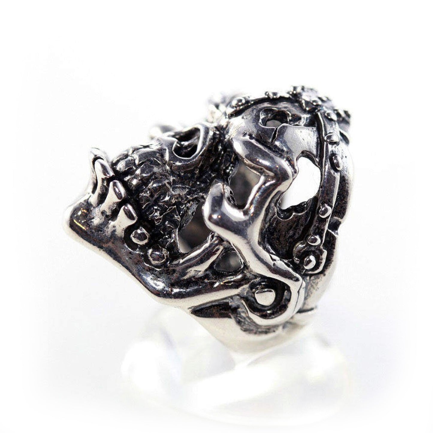 Gargo Skull Sterling Silver Ring