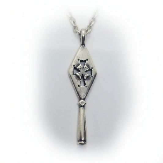 The Holy Spear of Geghard  Sterling Silver Armenian Pendant