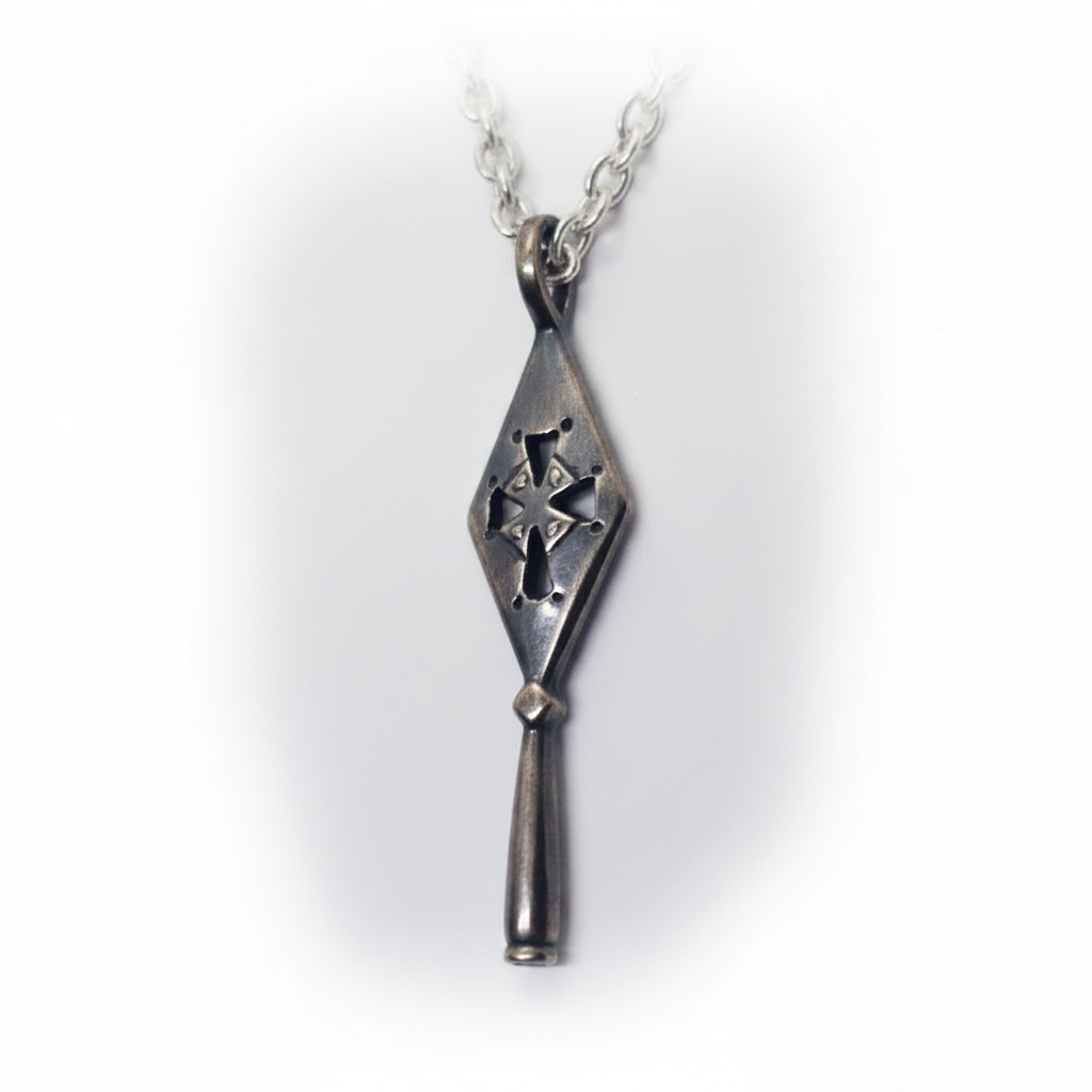 The Holy Spear of Geghard  Sterling Silver Armenian Pendant