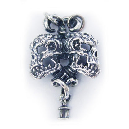 Gemini "May 21 - June 20"Sterling Silver Pendant or Necklace