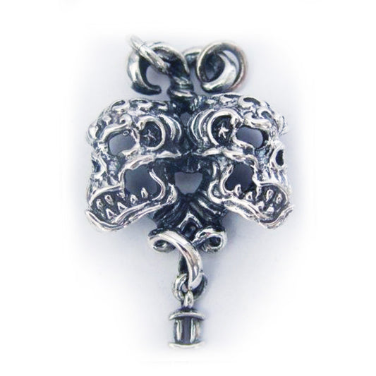 Gemini "May 21 - June 20"Sterling Silver Pendant or Necklace