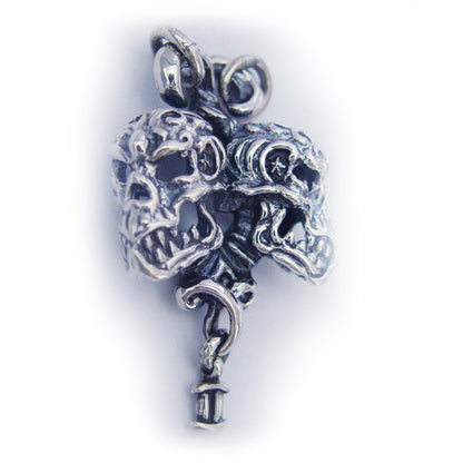 Gemini "May 21 - June 20"Sterling Silver Pendant or Necklace