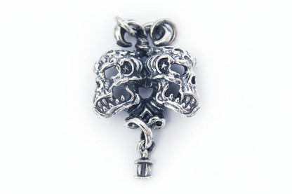 Gemini "May 21 - June 20"Sterling Silver Pendant or Necklace