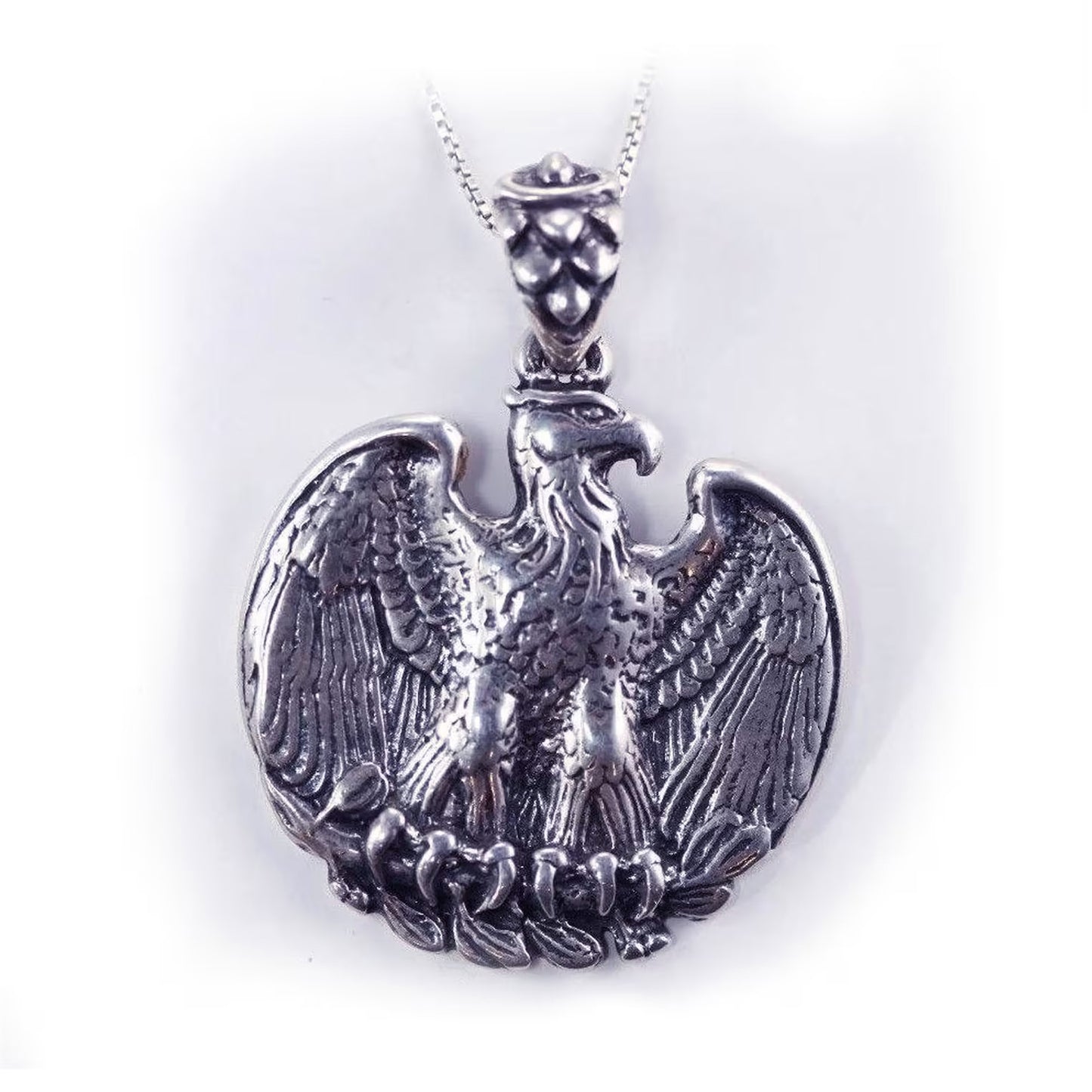 General Eagle Sterling Silver Pendant