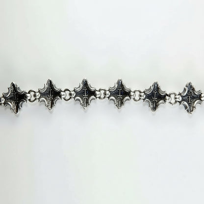 Sterling Silver Genuine Midnight Sapphire Bracelet