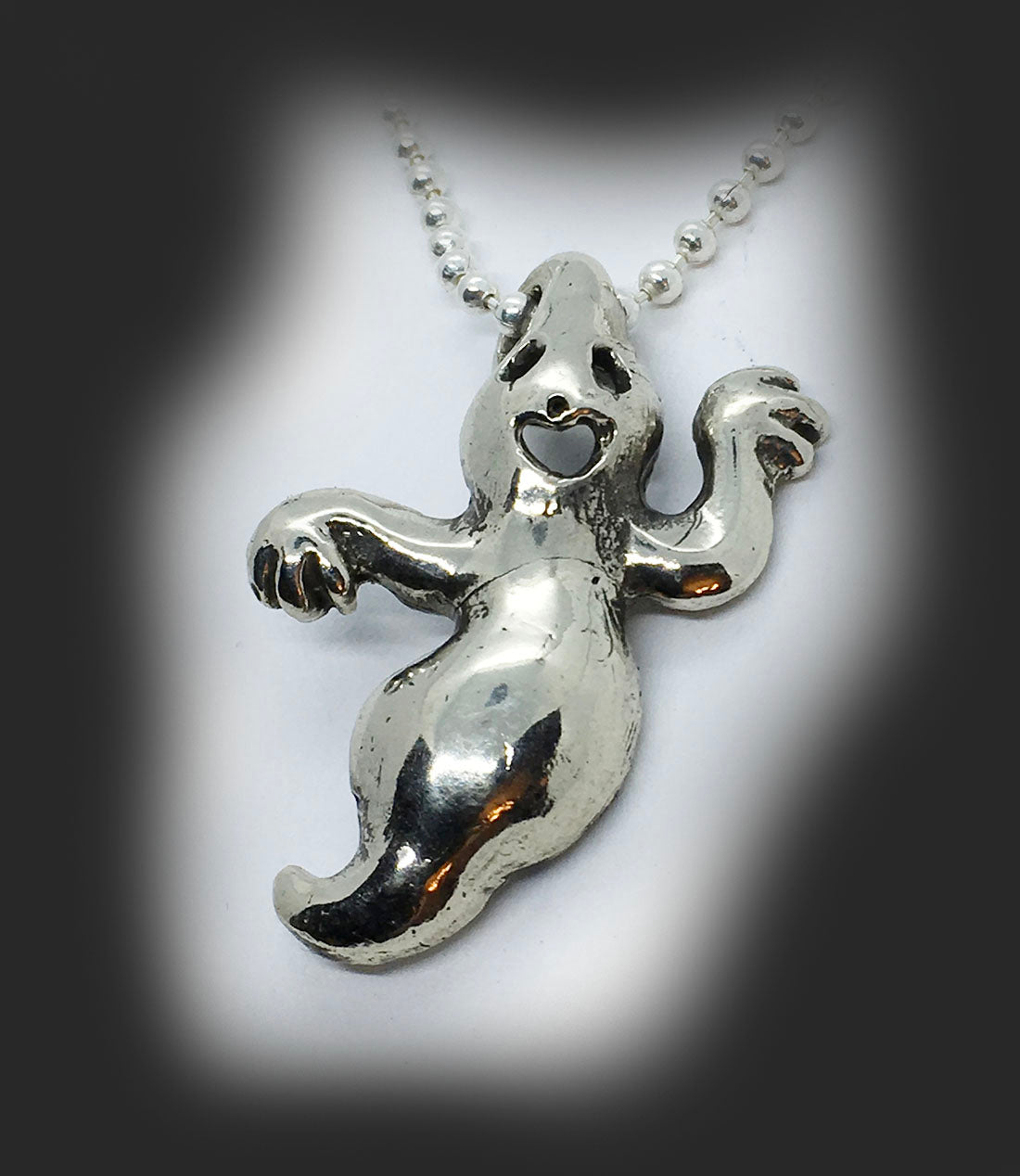 Big Ghost Sterling Silver Pendant V1