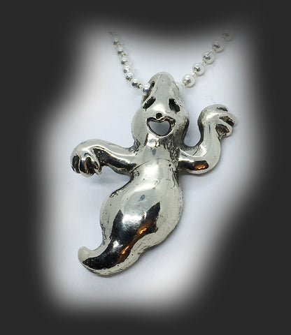 Big Ghost Sterling Silver Pendant V1