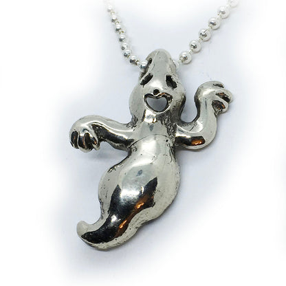Big Ghost Sterling Silver Pendant V1