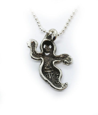 Big Ghost Sterling Silver Pendant V1
