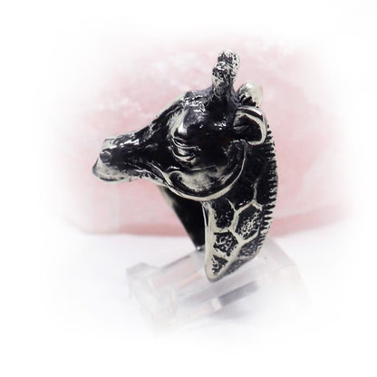 Giraffe Sterling Silver Ring