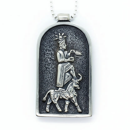 God Aram Sterling Silver Pendant