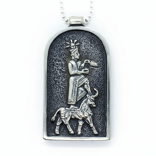 God Aram Sterling Silver Pendant