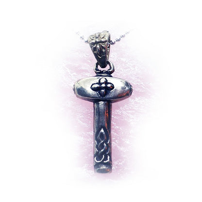 Golden Hammer Sterling Silver Pendant