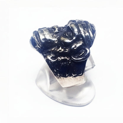 Gongo Monkey Sterling Silver Ring