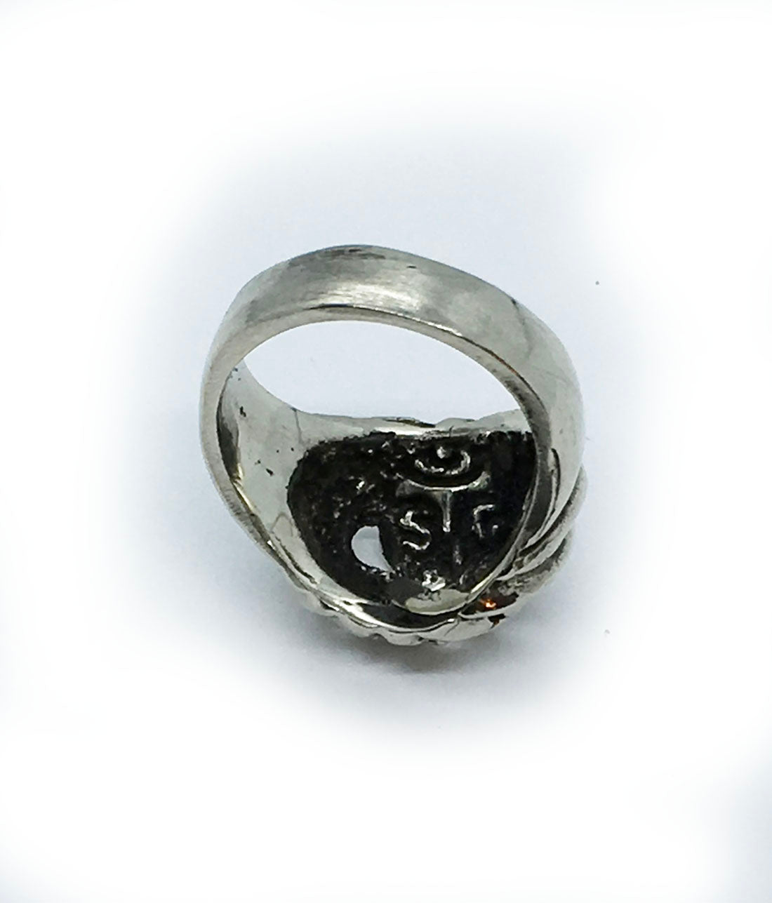 Halloween Pumpkin Sterling Silver Ring