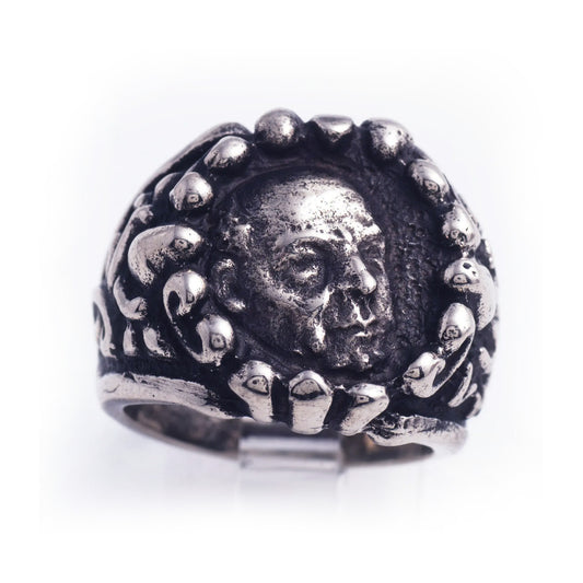 Hamo Sahyan Armenian Poet Writer Sterling Silver Ring