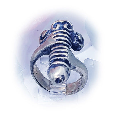 Handjob Sterling Silver Erotic Ring