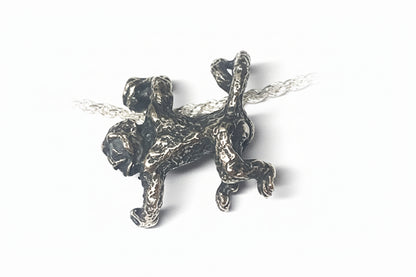 Hanging Monkey Silver Pendant