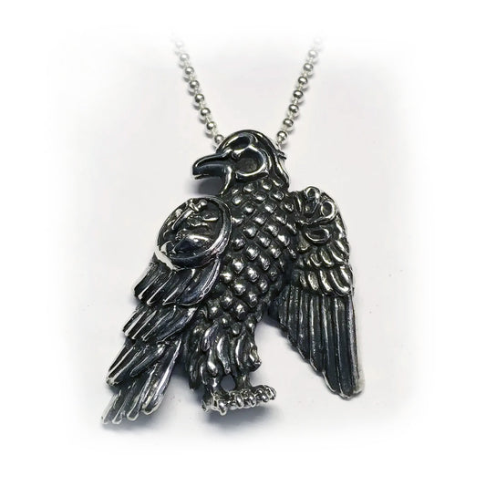 Hay Hex Dashnaktsutyun Silver Eagle Pendant