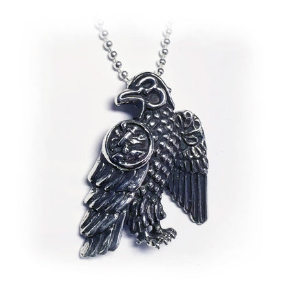 Hay Hex Dashnaktsutyun Silver Eagle Pendant