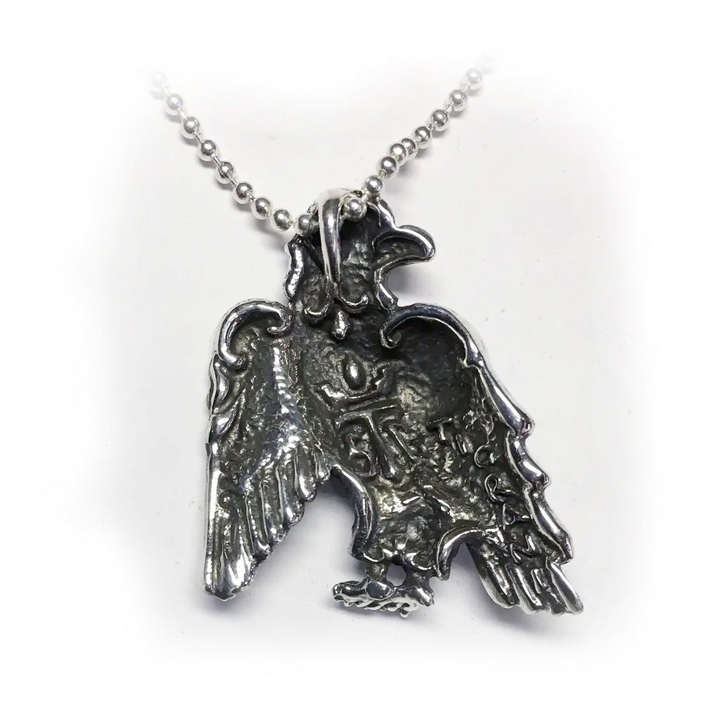 Hay Hex Dashnaktsutyun Silver Eagle Pendant
