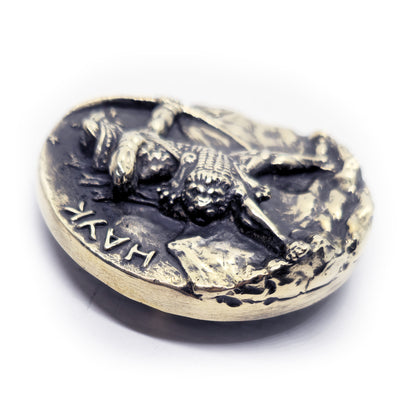 Hayk Nahapet Founder of the Armenian Nation Brass Belt Buckle