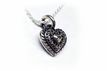 Heart Hearts Sterling Silver Pendant
