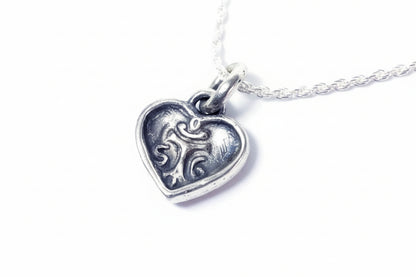 Heart Hearts Sterling Silver Pendant