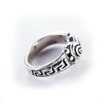 Heart Patterns Style Sterling Silver Ring