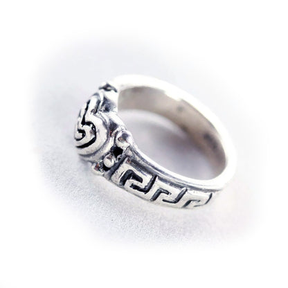Heart Patterns Style Sterling Silver Ring
