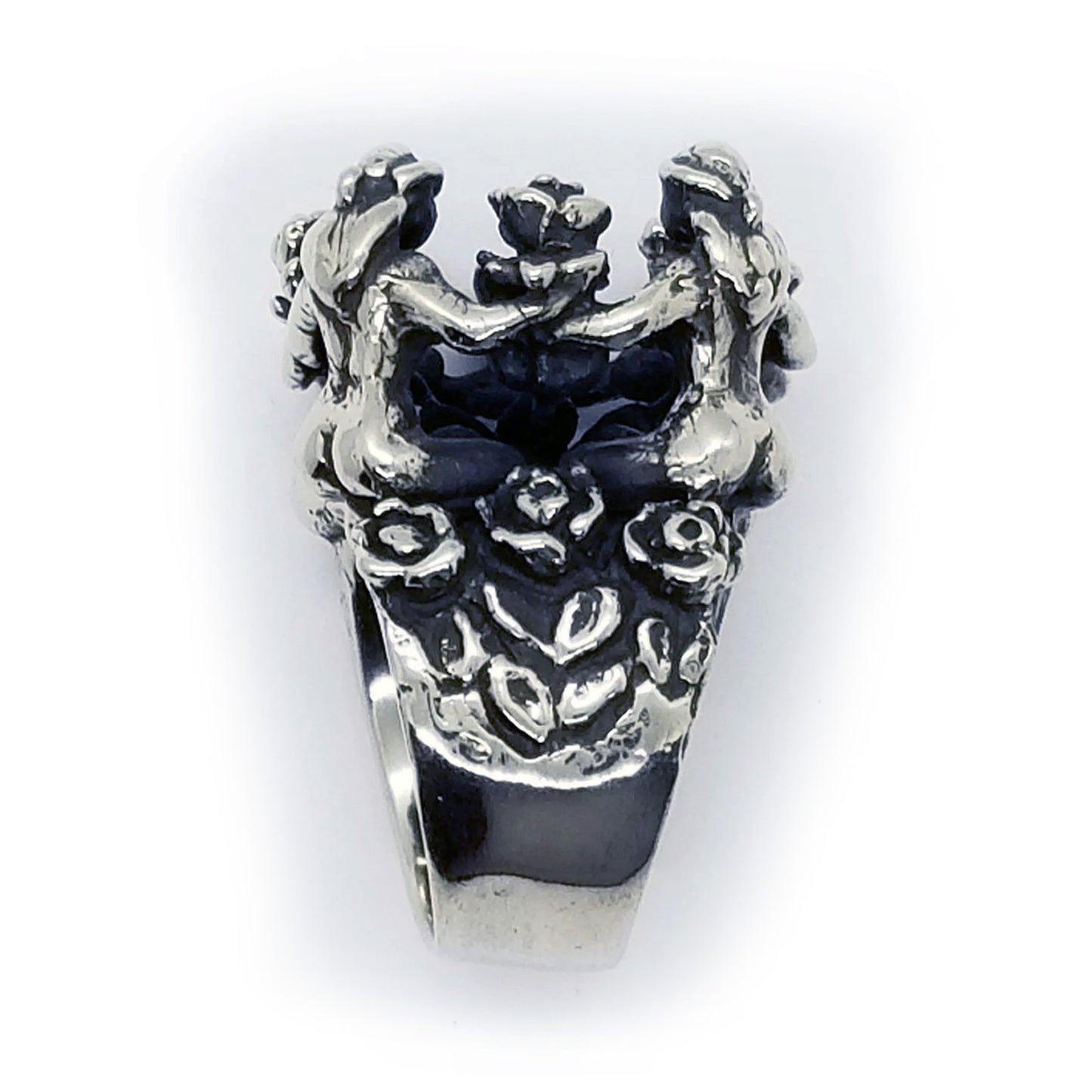 Heaven Sterling Silver Ring with Ruby Stone