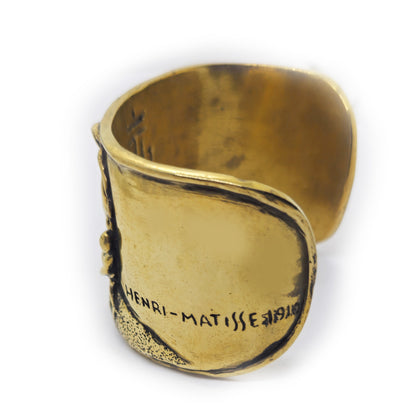Henri Matisse Artist Impressionist ''Dance'' Brass Bracelet
