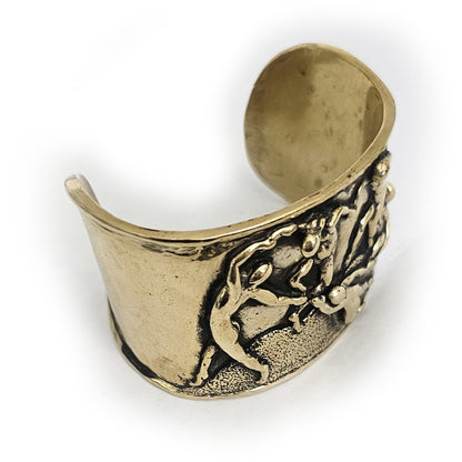 Henri Matisse Artist Impressionist ''Dance'' Brass Bracelet