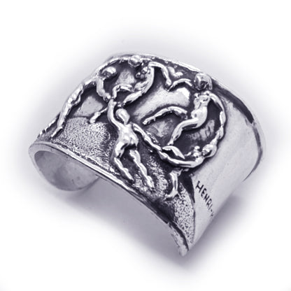 Henri Matisse Artist Impressionist ''Dance'' Sterling Silver Bracelet