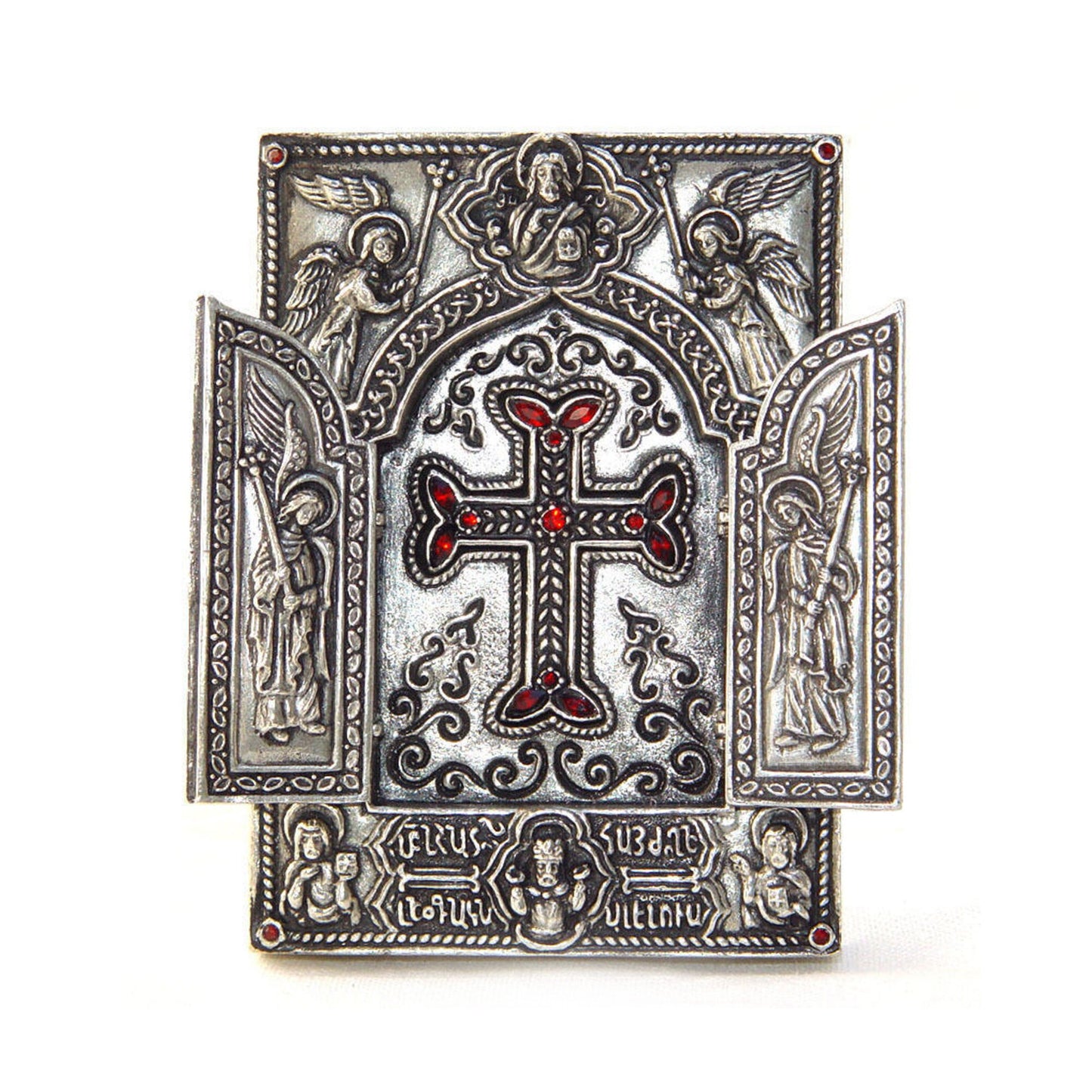 Holy Cross Pewter Box