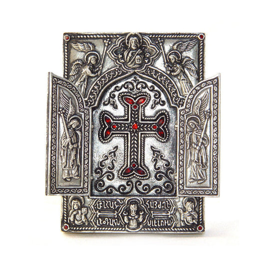 Holy Cross Pewter Box