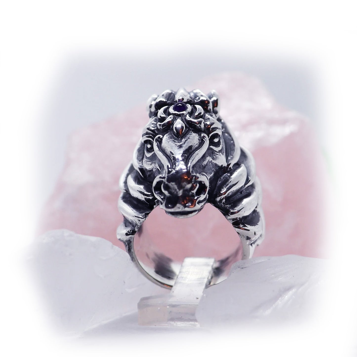 Horse Head sterling Silver Ring