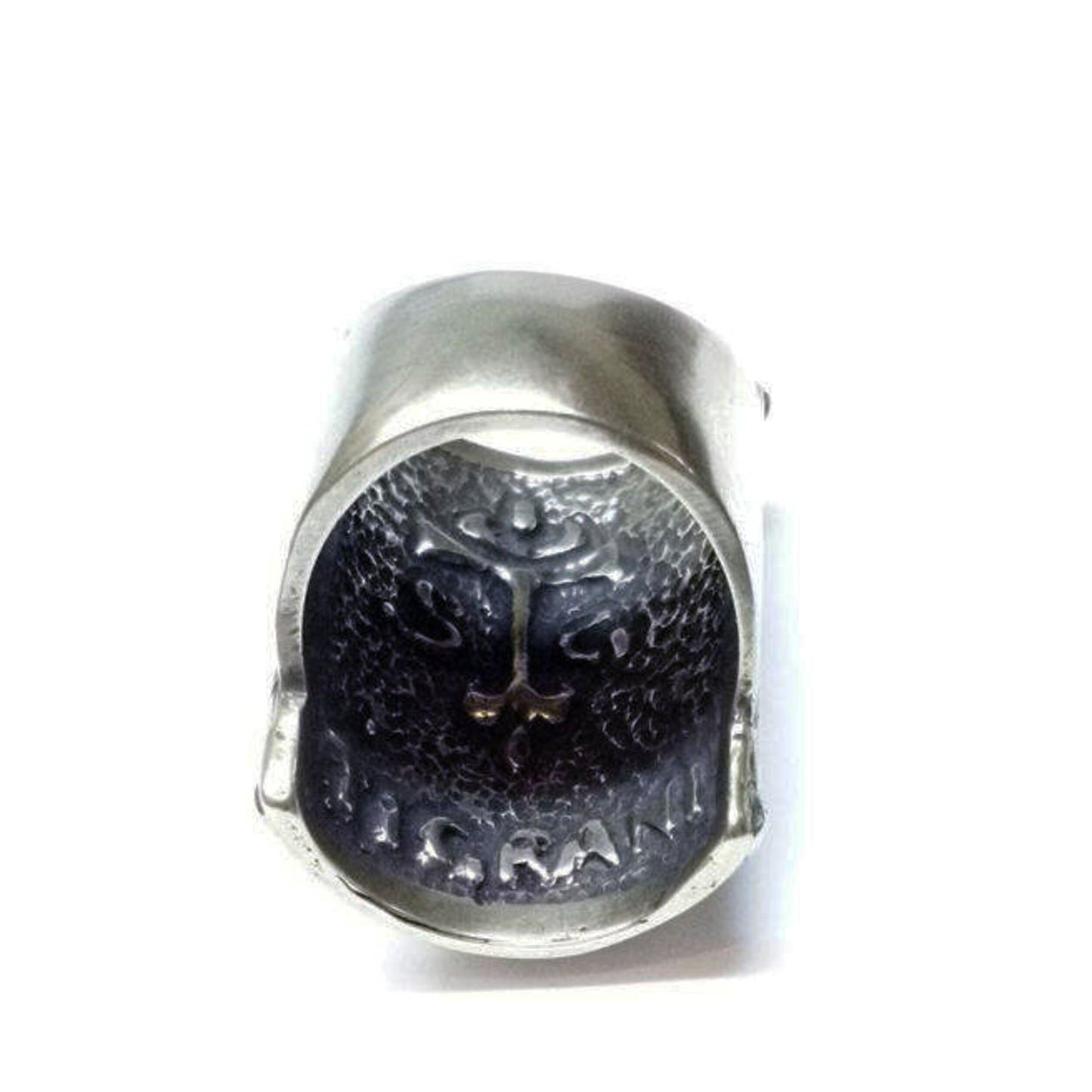 Horse Shield Sterling Silver Ring