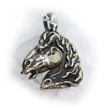 Horse Sterling Silver Pendant V1