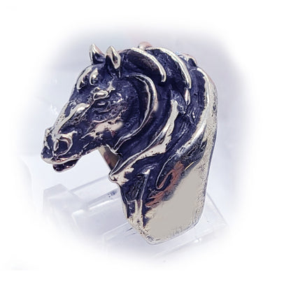 Horse Sterling Silver Ring V2