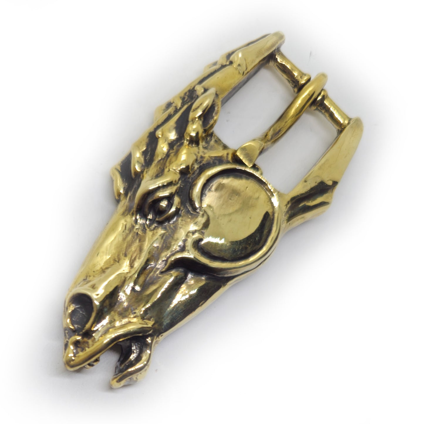 Horse Head Bronze Belt Buckle