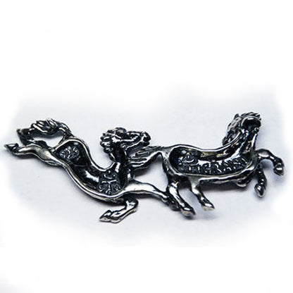 Horses Love sterling Silver Pendant