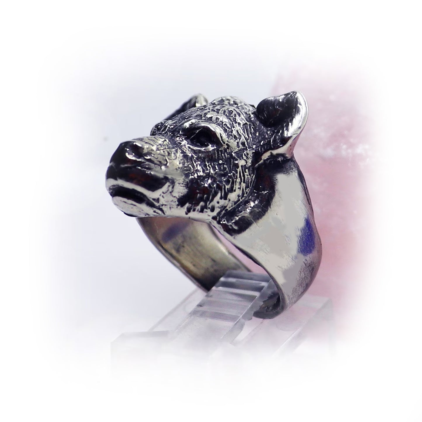 Hyena Sterling Silver Ring