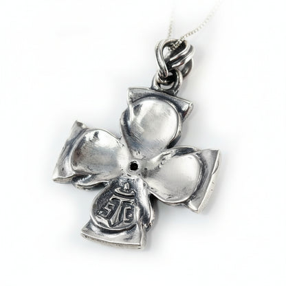 Vintage Sterling Silver Cross Pendant